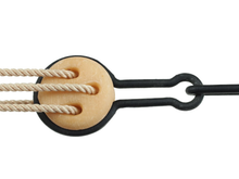 Load image into Gallery viewer, Boxwood 3D-printed rigging blocks - Deadeyes