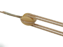 Load image into Gallery viewer, Boxwood 3D-printed rigging blocks - Double