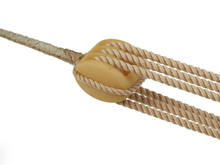 Load image into Gallery viewer, Boxwood 3D-printed rigging blocks - Triple