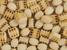 Load image into Gallery viewer, Boxwood 3D-printed rigging blocks - Triple