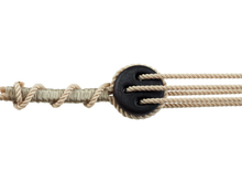 Load image into Gallery viewer, Ebony 3D-printed rigging blocks - Deadeyes