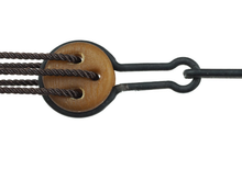 Load image into Gallery viewer, Teak 3D-printed rigging blocks - Deadeyes