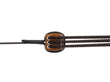 Load image into Gallery viewer, Teak 3D-printed rigging blocks - Triple