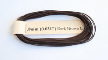 Load image into Gallery viewer, Cotton Dark Brown Rope