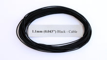 Load image into Gallery viewer, Polyester Black Cable-Laid Rope
