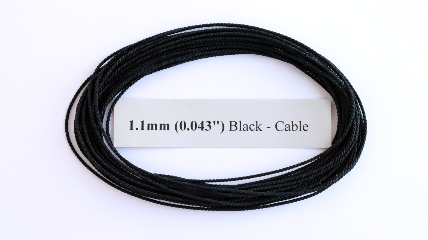 Polyester Black Cable-Laid Rope