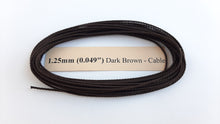 Load image into Gallery viewer, Cotton Dark Brown Cable-Laid Rope