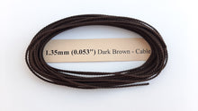 Load image into Gallery viewer, Cotton Dark Brown Cable-Laid Rope