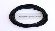 Load image into Gallery viewer, Polyester Black Cable-Laid Rope