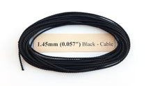 Load image into Gallery viewer, Cotton Black Cable-Laid Rope