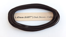 Load image into Gallery viewer, Cotton Dark Brown Cable-Laid Rope