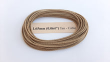 Load image into Gallery viewer, Cotton Tan Cable-Laid Rope
