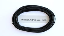 Load image into Gallery viewer, Polyester Black Cable-Laid Rope