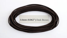 Load image into Gallery viewer, Polyester Dark Brown Cable-Laid Rope