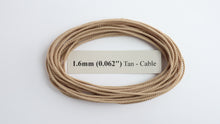 Load image into Gallery viewer, Polyester Tan Cable-Laid Rope