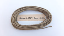 Load image into Gallery viewer, Cotton Beige Cable-Laid Rope