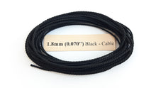 Load image into Gallery viewer, Cotton Black Cable-Laid Rope