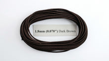 Load image into Gallery viewer, Polyester Dark Brown Cable-Laid Rope
