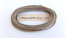 Load image into Gallery viewer, Cotton Beige Cable-Laid Rope
