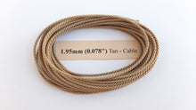 Load image into Gallery viewer, Cotton Tan Cable-Laid Rope
