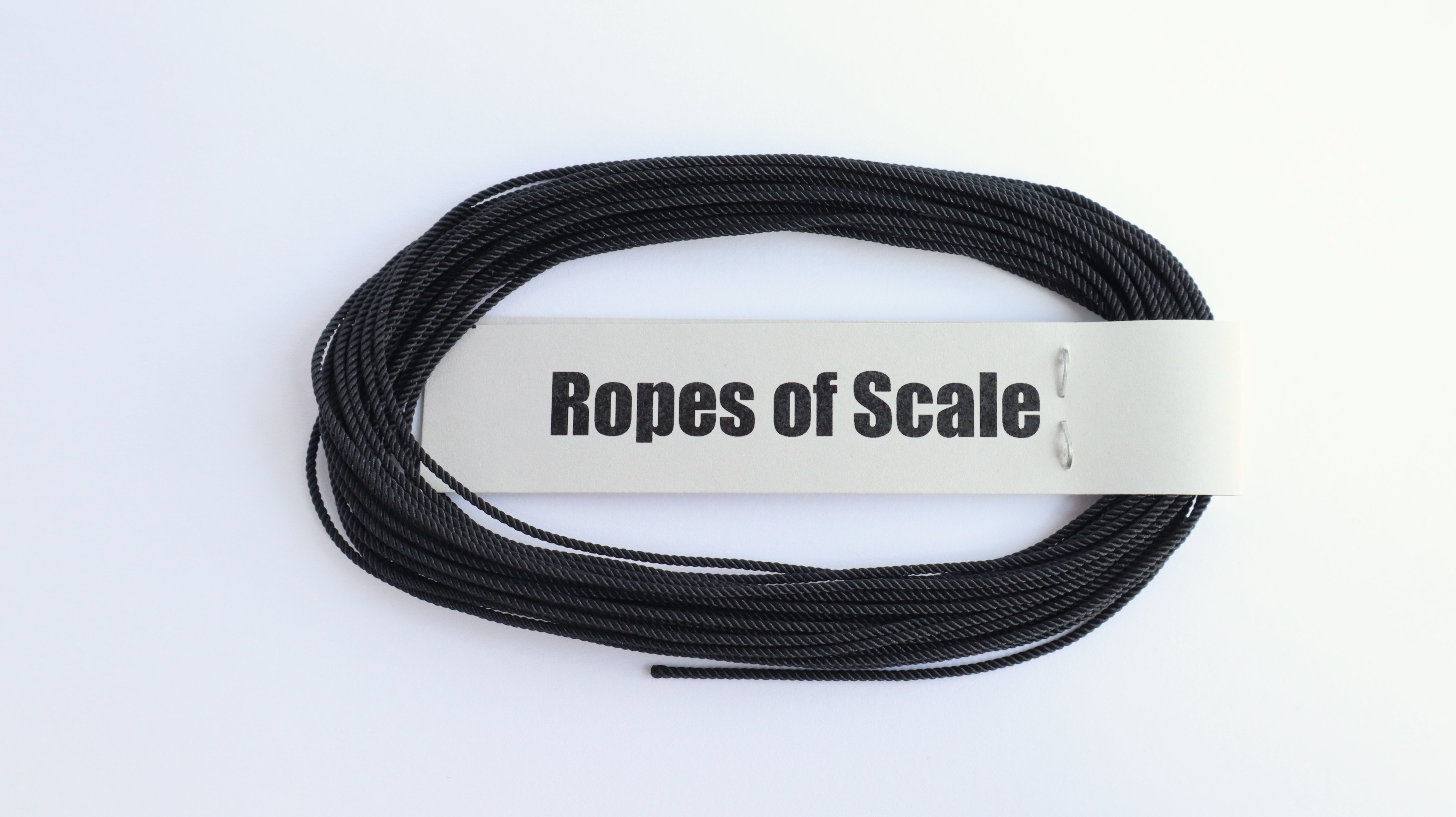 Polyester Black Rope – Ropes of Scale