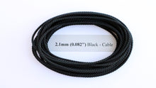 Load image into Gallery viewer, Polyester Black Cable-Laid Rope