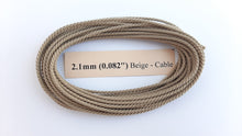Load image into Gallery viewer, Cotton Beige Cable-Laid Rope