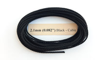 Load image into Gallery viewer, Cotton Black Cable-Laid Rope