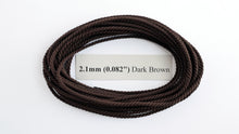 Load image into Gallery viewer, Polyester Dark Brown Cable-Laid Rope