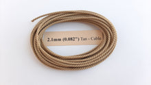 Load image into Gallery viewer, Cotton Tan Cable-Laid Rope