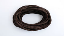 Load image into Gallery viewer, Polyester Dark Brown Cable-Laid Rope