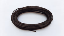 Load image into Gallery viewer, Cotton Dark Brown Cable-Laid Rope