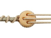 Load image into Gallery viewer, Boxwood 3D-printed rigging blocks - Deadeyes
