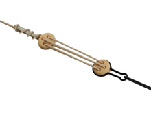 Load image into Gallery viewer, Boxwood 3D-printed rigging blocks - Deadeyes
