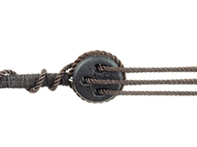 Load image into Gallery viewer, Ebony 3D-printed rigging blocks - Deadeyes
