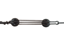Load image into Gallery viewer, Ebony 3D-printed rigging blocks - Deadeyes
