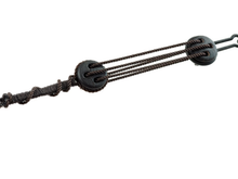 Load image into Gallery viewer, Ebony 3D-printed rigging blocks - Deadeyes
