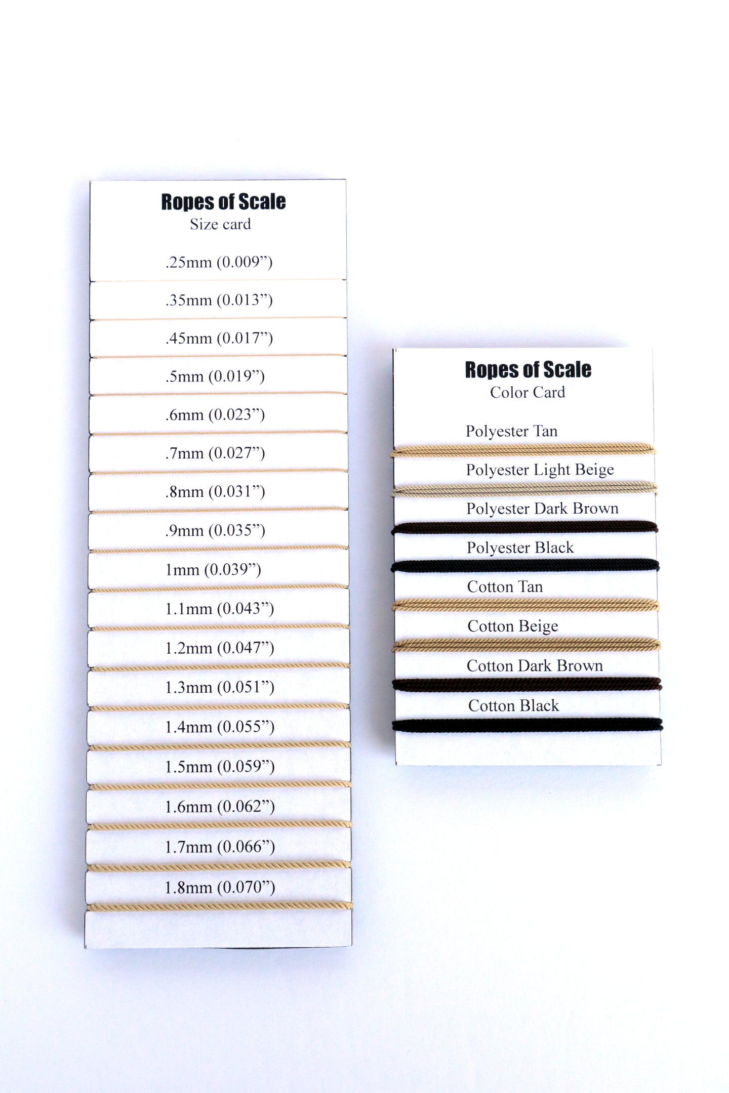 Sample cards