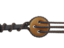 Load image into Gallery viewer, Teak 3D-printed rigging blocks - Deadeyes
