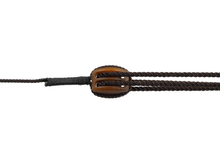 Load image into Gallery viewer, Teak 3D-printed rigging blocks - Double
