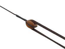 Load image into Gallery viewer, Teak 3D-printed rigging blocks - Double
