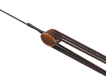 Load image into Gallery viewer, Teak 3D-printed rigging blocks - Triple
