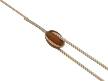 Load image into Gallery viewer, Teak 3D-printed rigging blocks - Single
