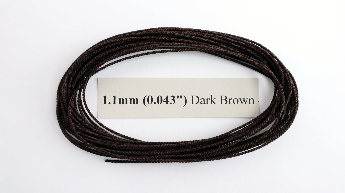 Polyester Dark Brown Cable-Laid Rope