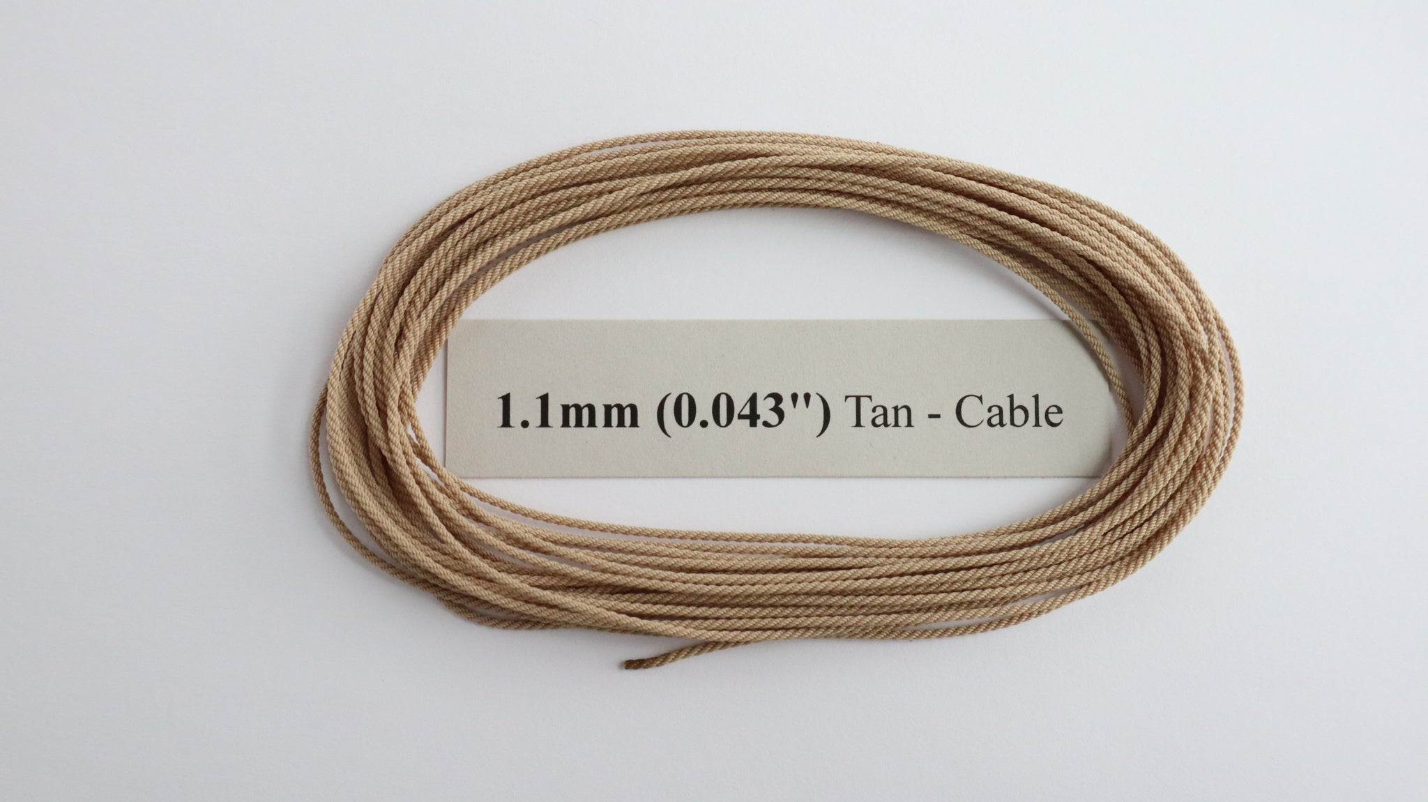 Wire Core Rope Tan Polyester Tan Cable-Laid Rope – Ropes of Scale