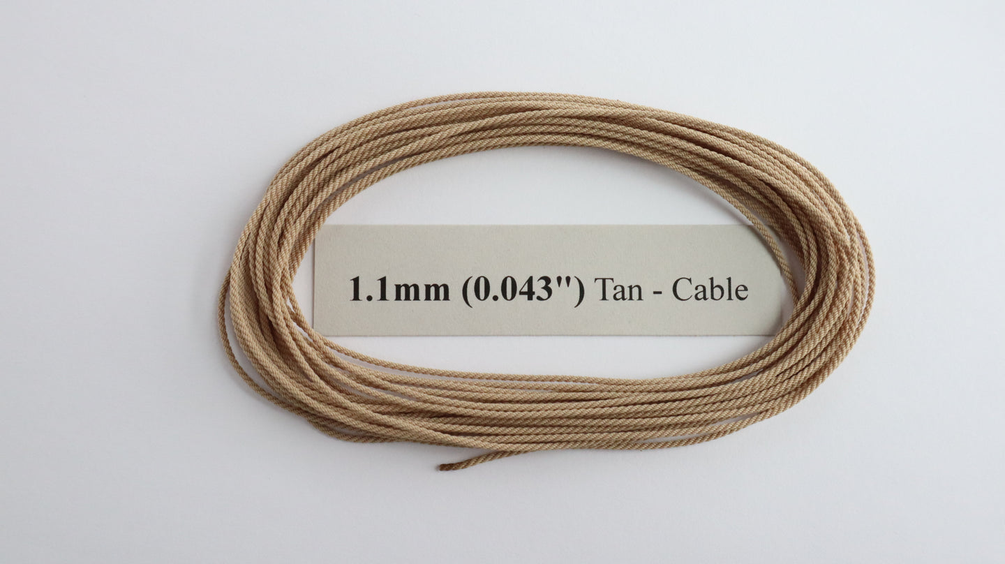 Polyester Tan Cable-Laid Rope