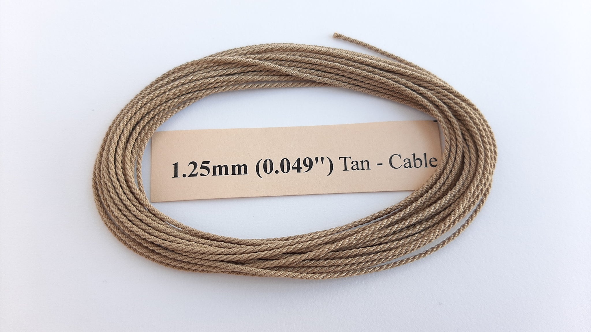 Wire Core Rope Tan Cotton Tan Cable-Laid Rope – Ropes of Scale