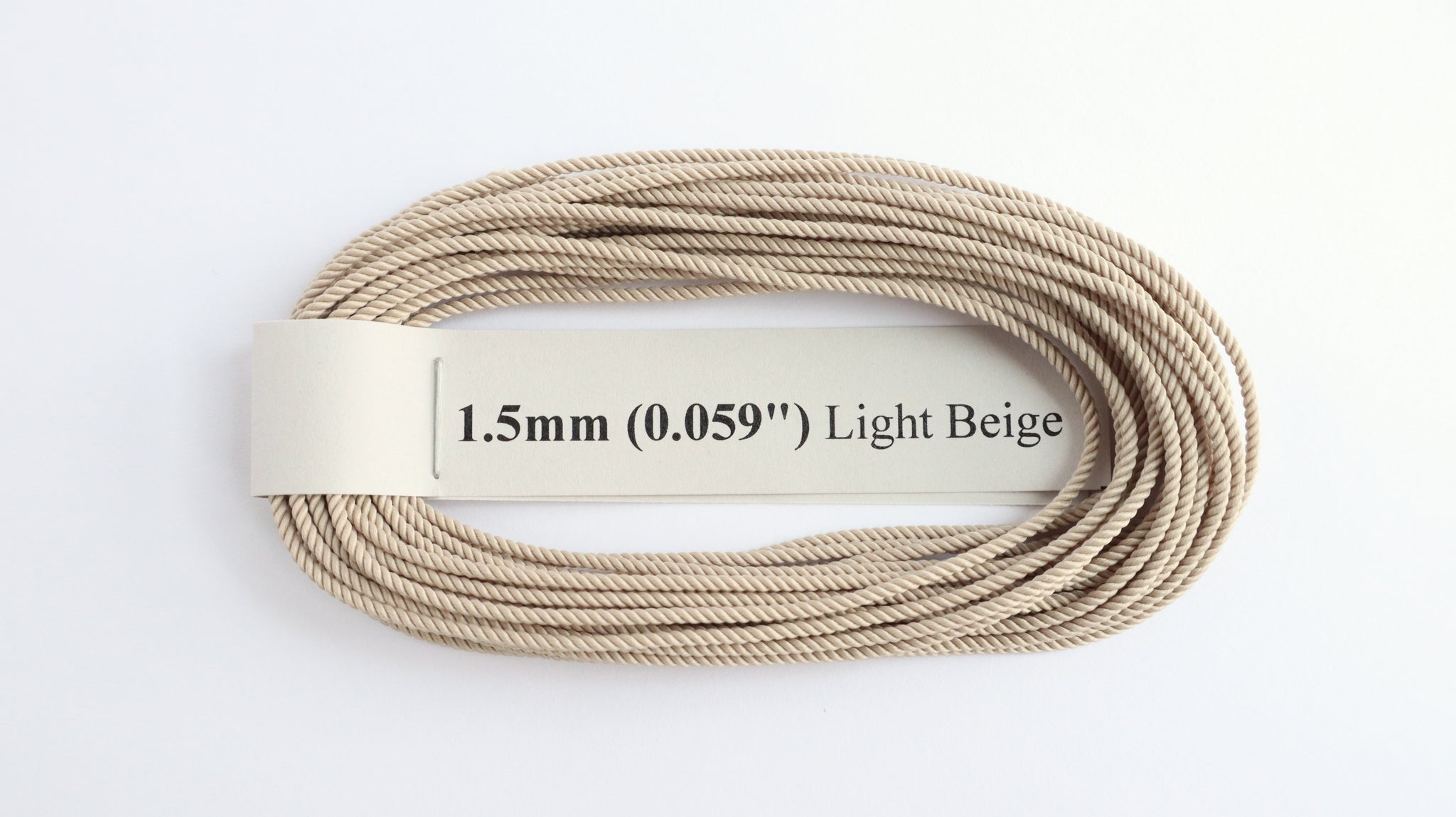 Polyester Light Beige Rope – Ropes of Scale