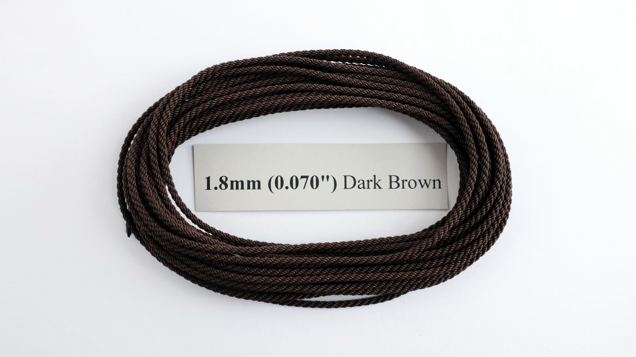 Polyester Dark Brown Cable-Laid Rope – Ropes of Scale