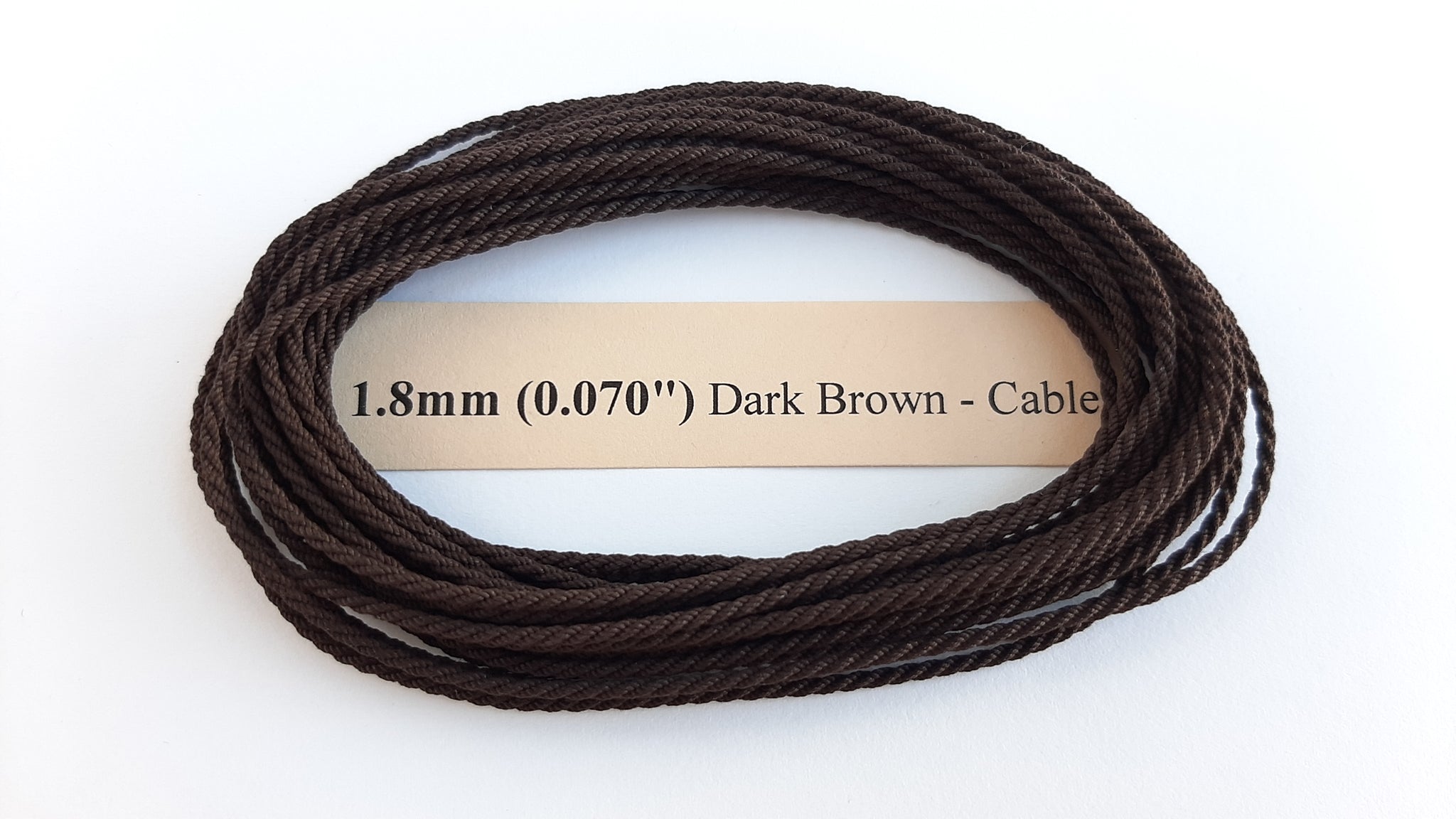 Cotton Dark Brown Cable-Laid Rope – Ropes of Scale